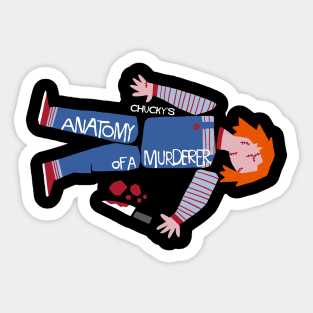 Anatomy of Chucky Sticker